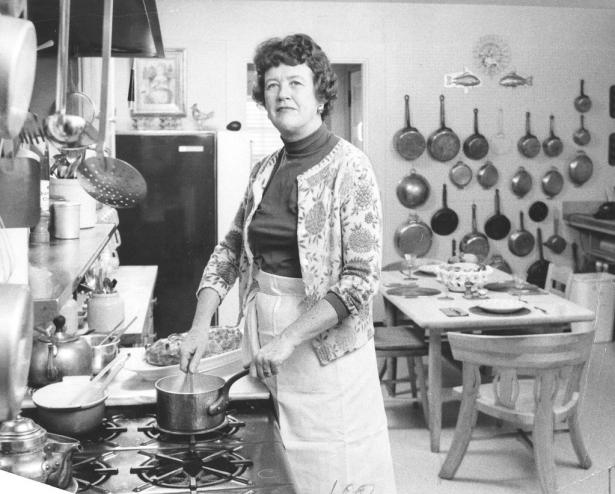 After the wild success of “Mastering the Art of French Cooking,” Child cultivated an apolitical mien. But, as she became more comfortable with her fame, she spoke more openly about her beliefs.