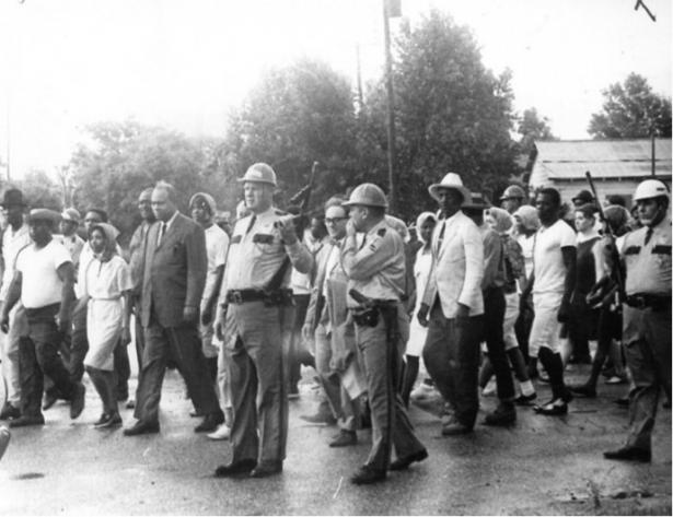 Civil Rights march in Bogalusa