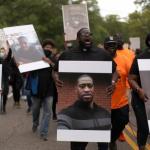 demonstration protsting police murder of George Floyd and other Black people