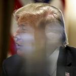 head shot of Trump